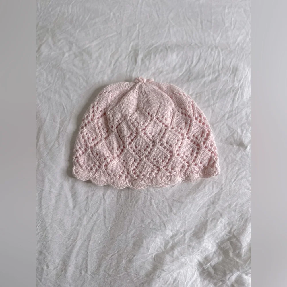 Next baby Pink hat size 3-6 months